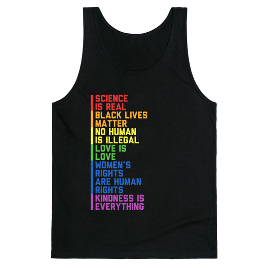 No Human Is Illegal Statement Tank Top