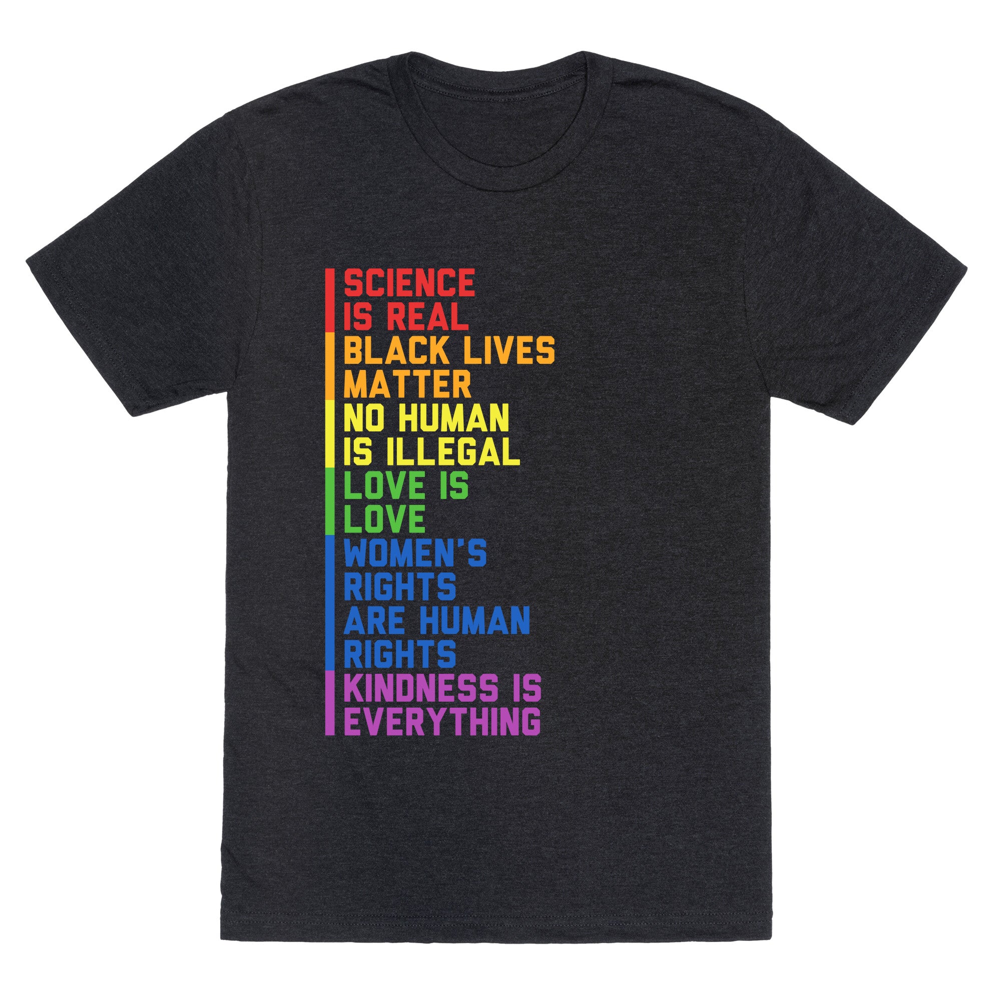 No Human Is Illegal Statement Unisex Triblend Tee