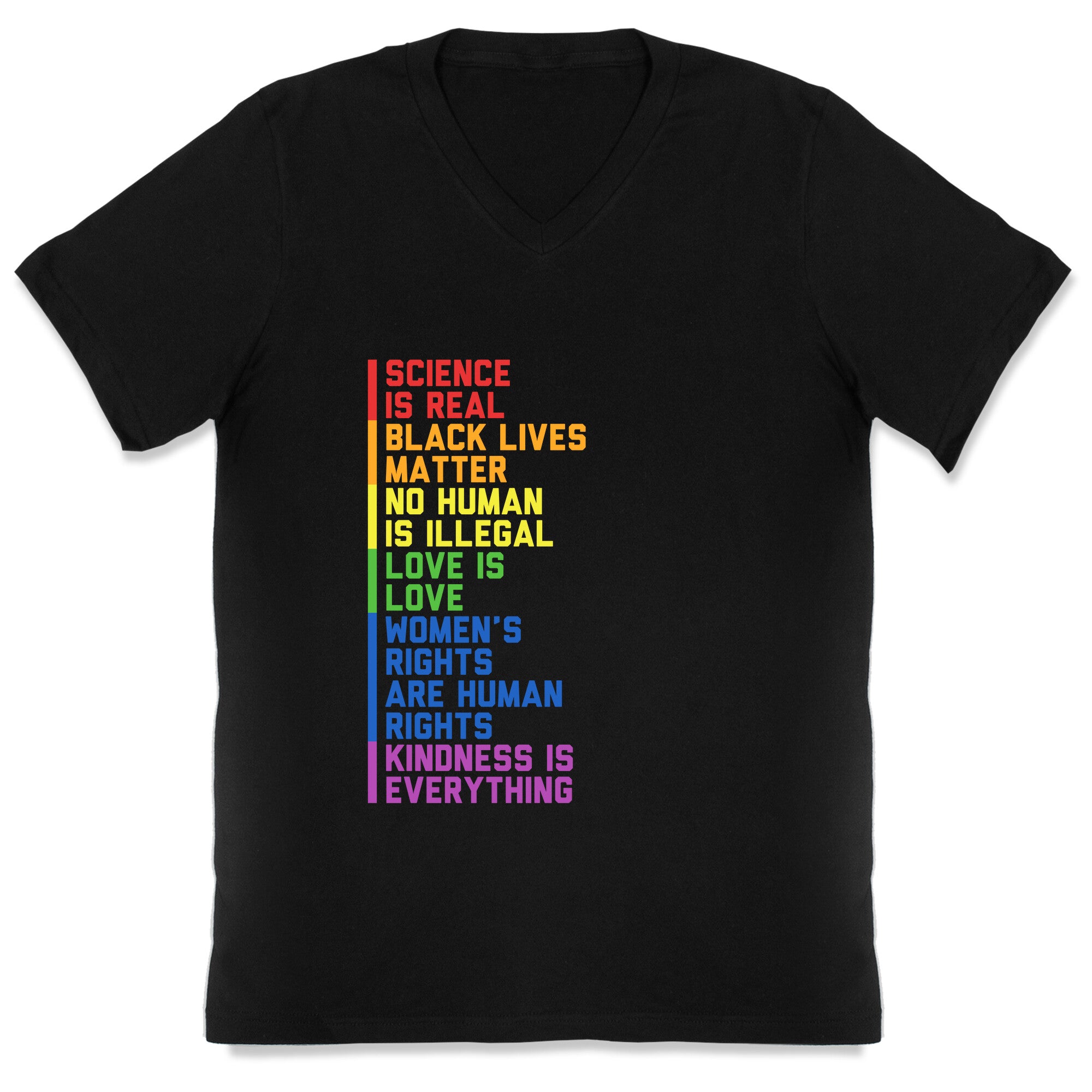 No Human Is Illegal Statement V-Neck