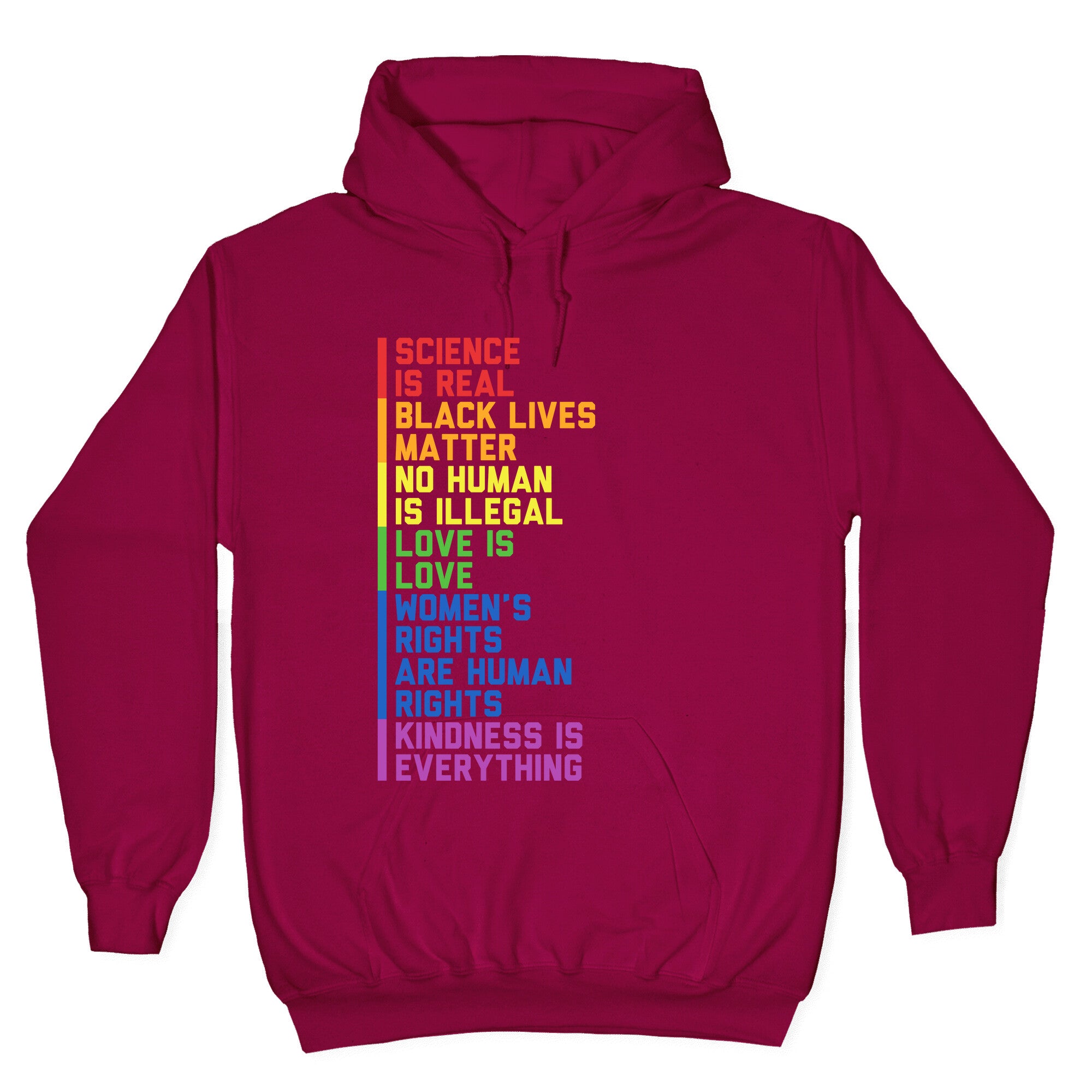 No Human Is Illegal Statement Hoodie