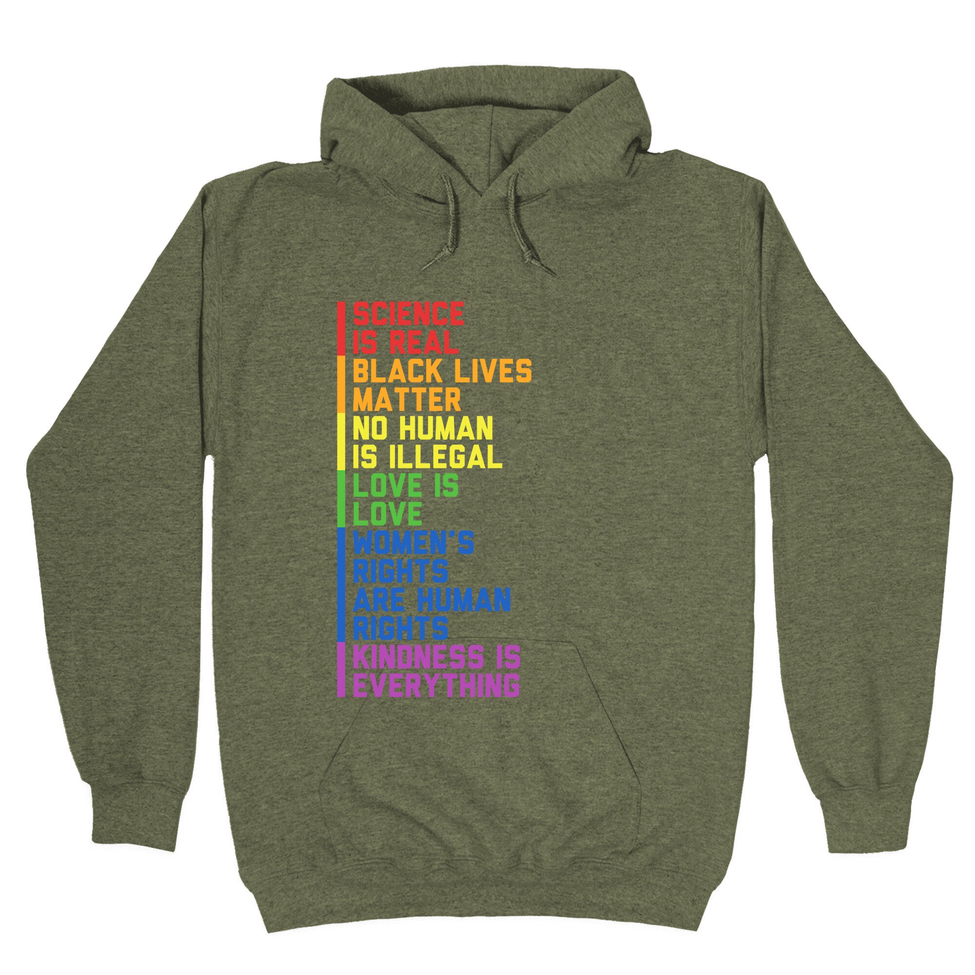 No Human Is Illegal Statement Hoodie