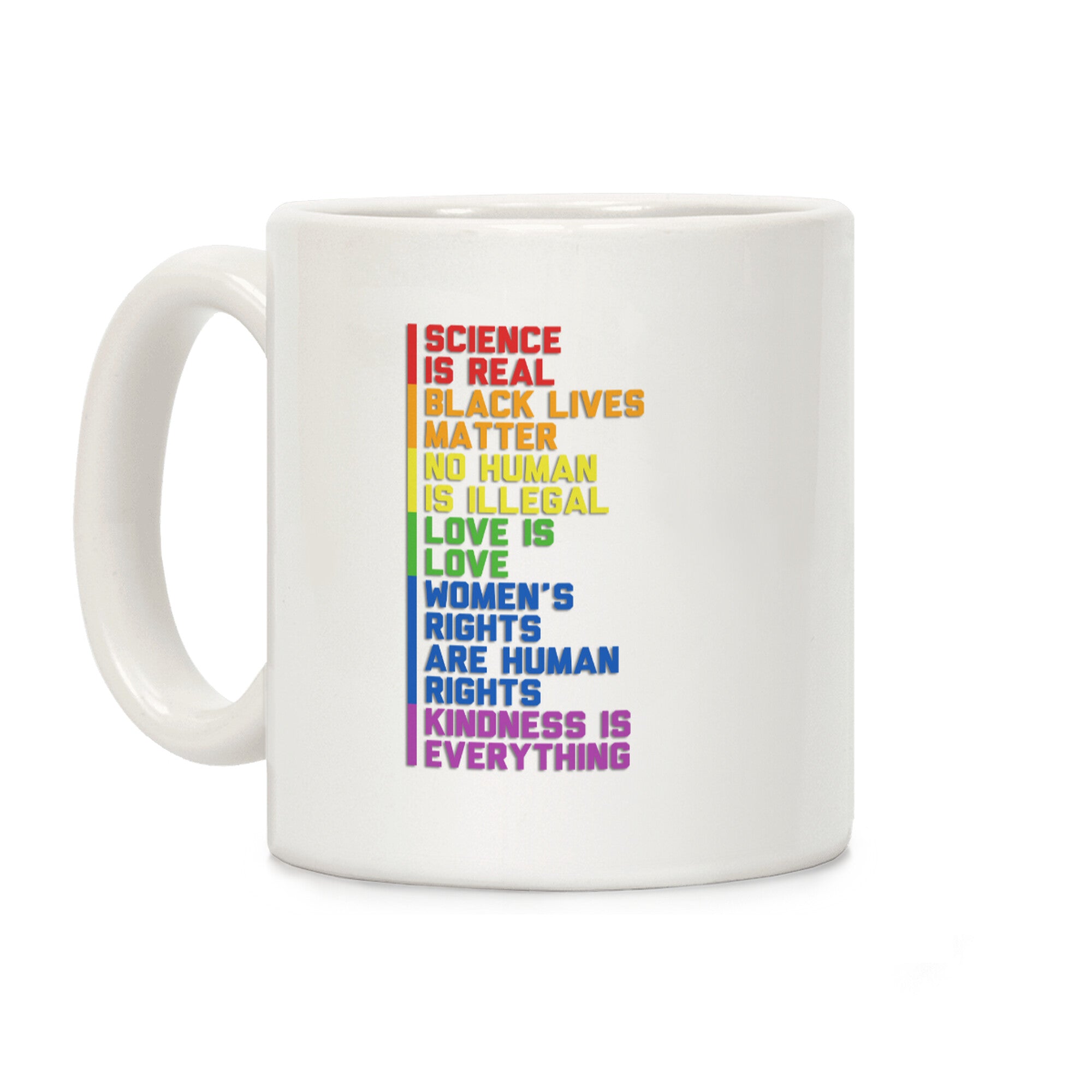 No Human Is Illegal Statement Coffee Mug