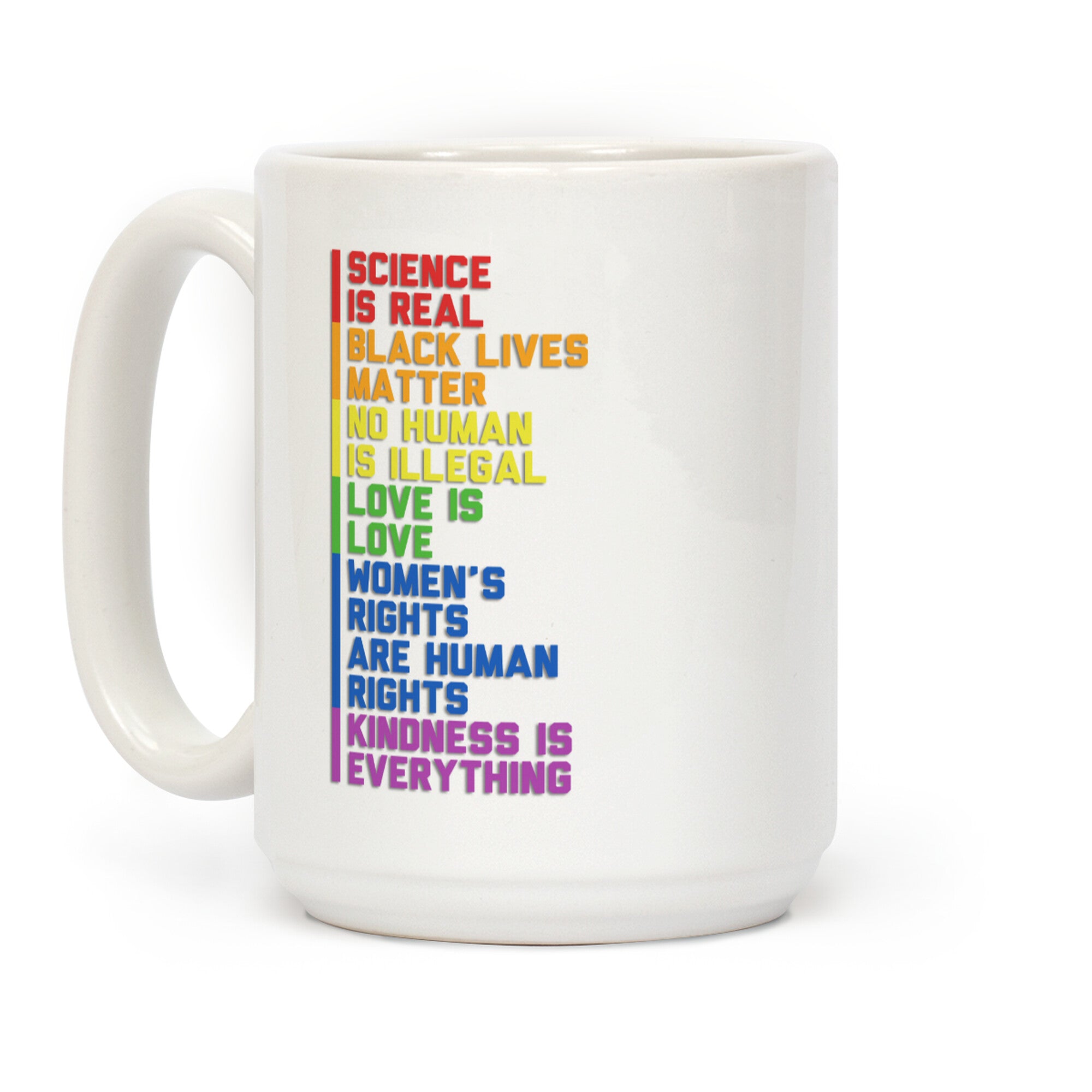 No Human Is Illegal Statement Coffee Mug