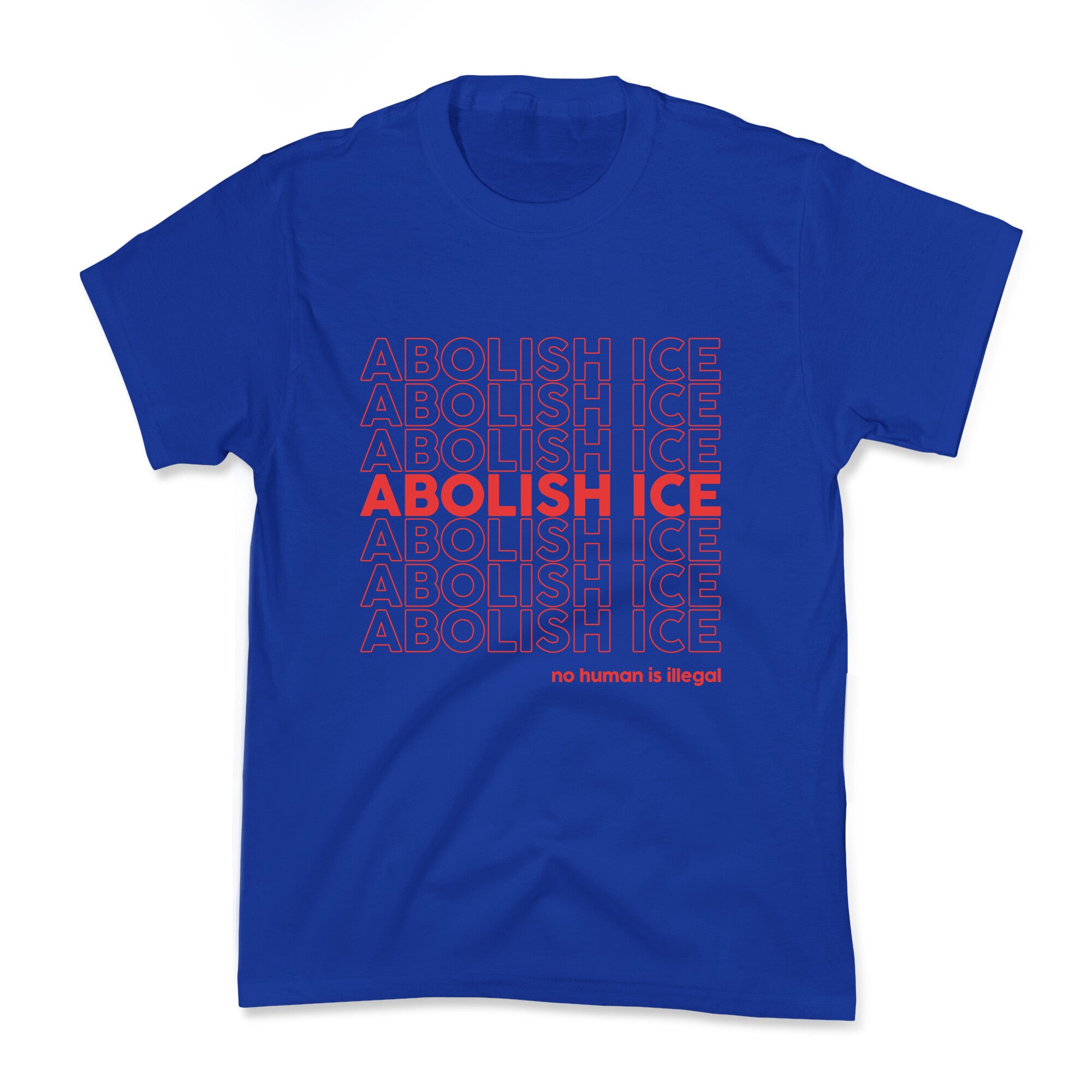 Abolish Ice Red Kids Tee