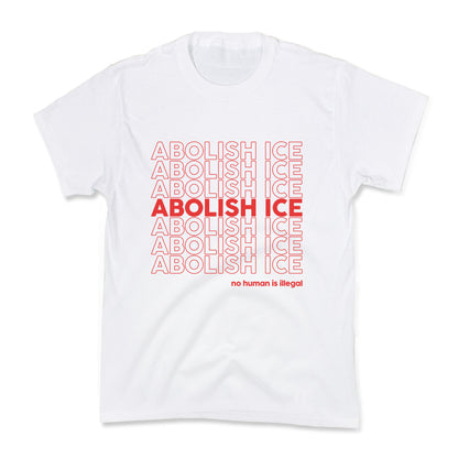 Abolish Ice Red Kids Tee