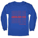 Abolish Ice Red Longsleeve Tee