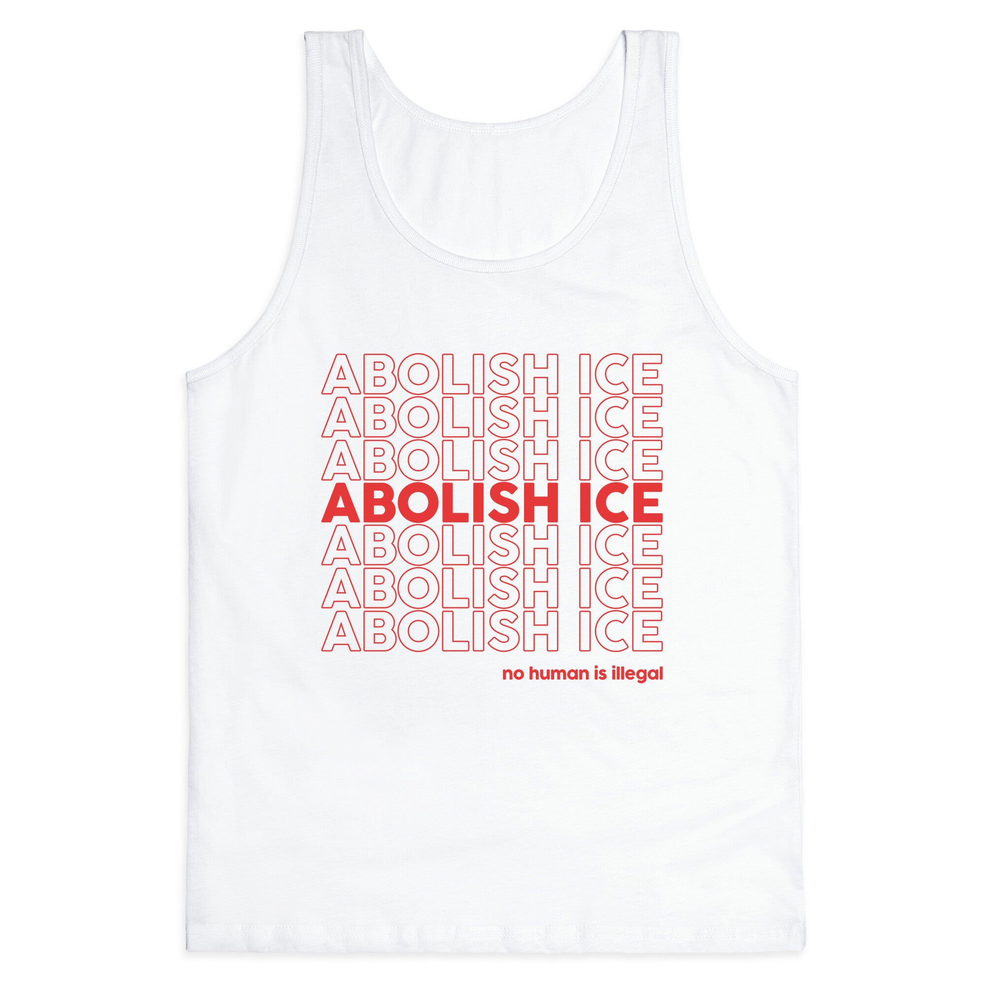 Abolish Ice Red Tank Top