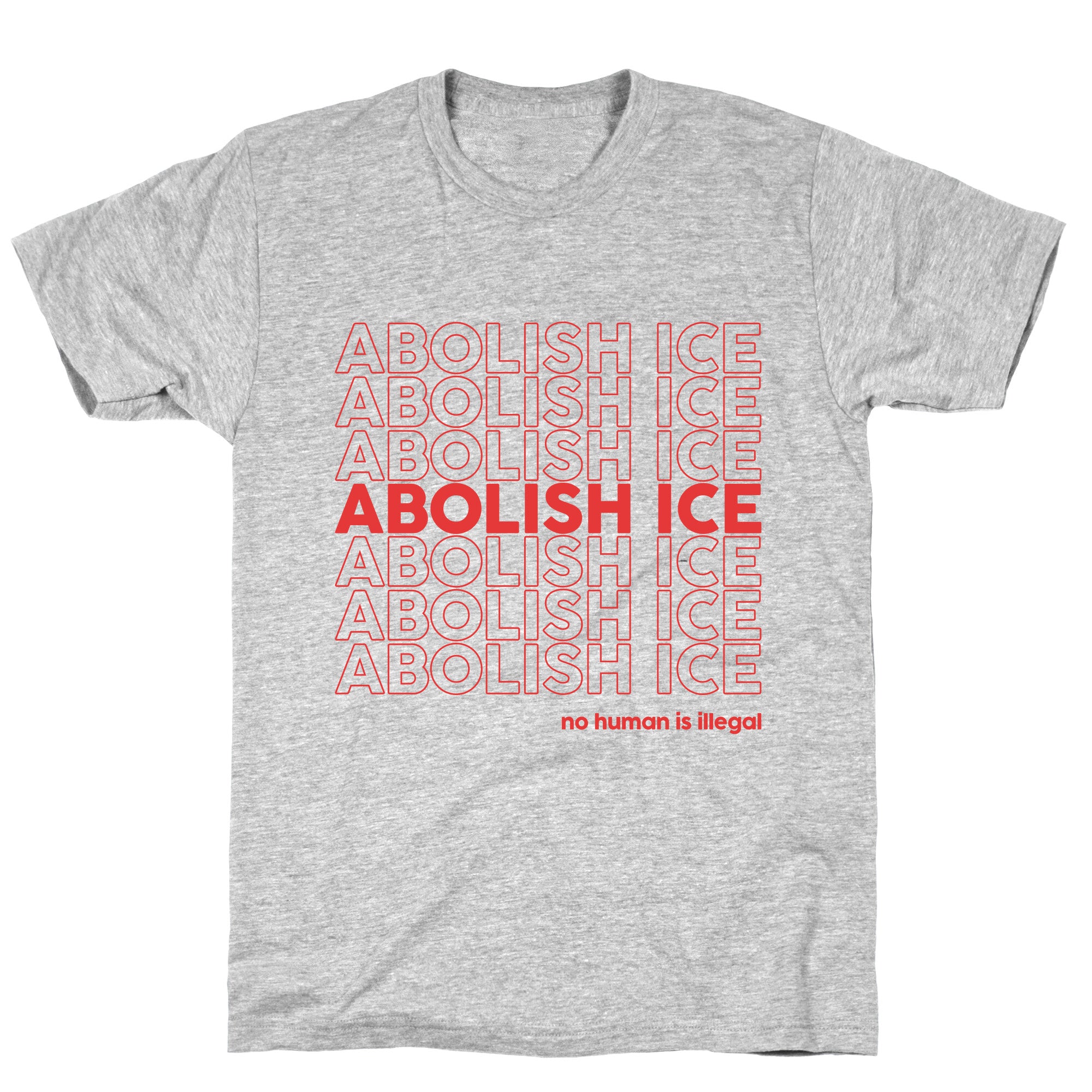 Abolish Ice Red T-Shirt