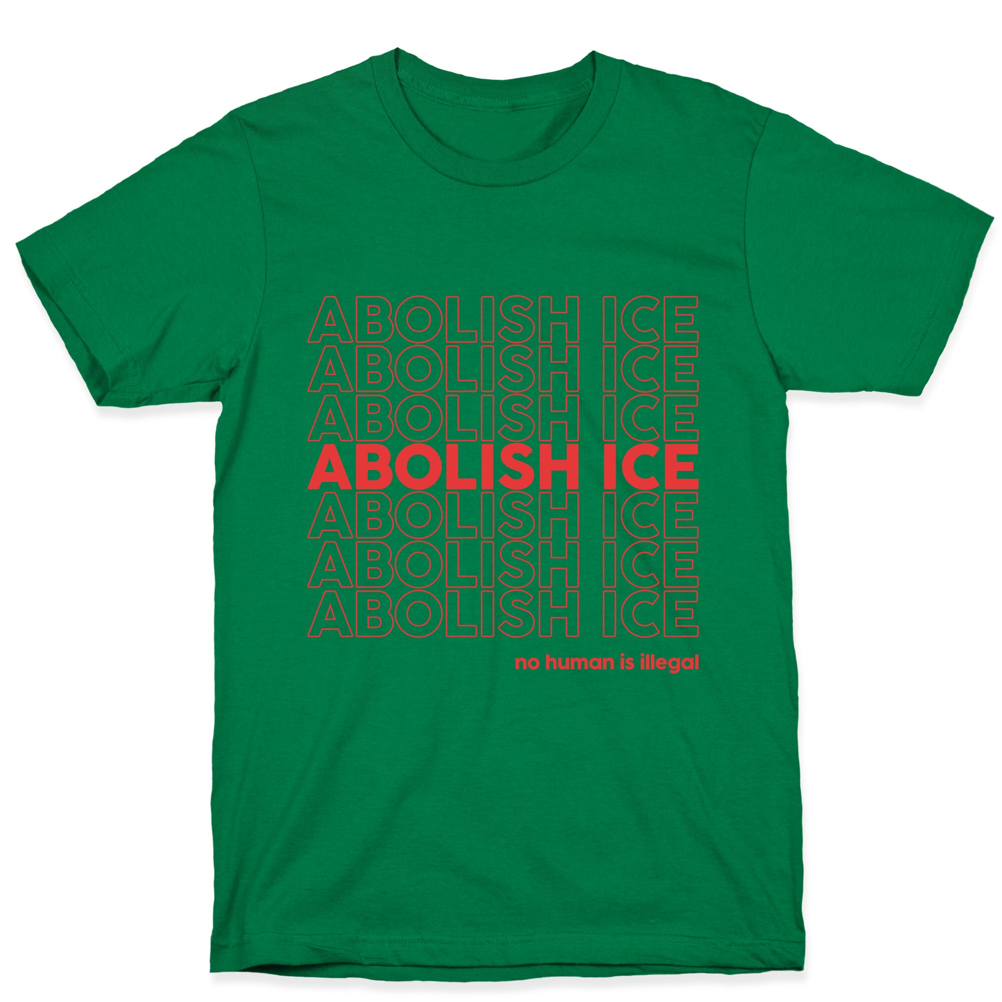Abolish Ice Red T-Shirt