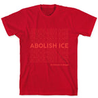 Abolish Ice Red T-Shirt