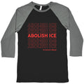 Abolish Ice Red Baseball Tee