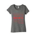 Abolish Ice Red Womens Triblend Tee
