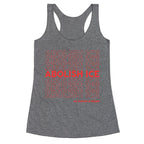 Abolish Ice Red Racerback Tank