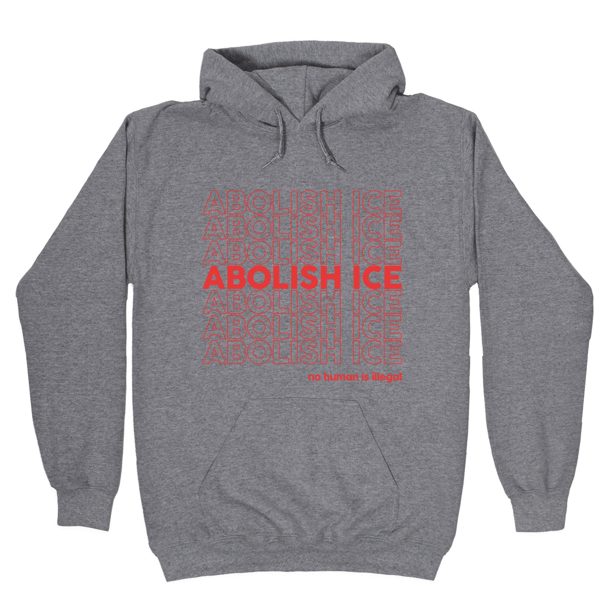 Abolish Ice Red Hoodie