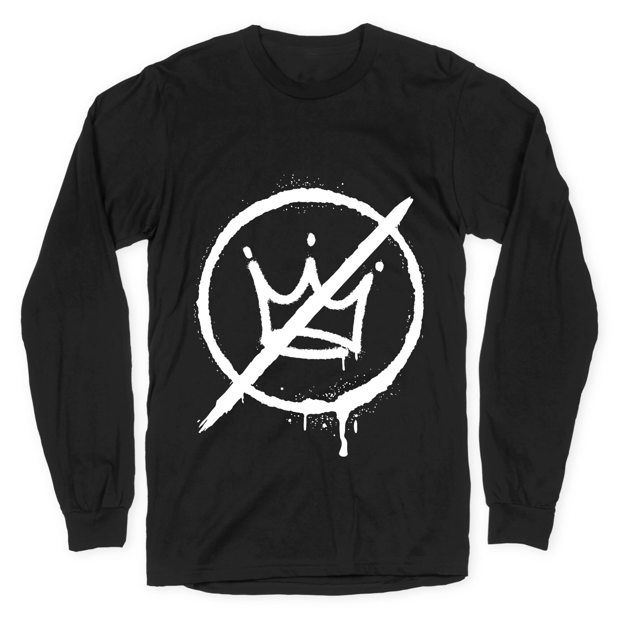 No Kings Crown Anti Trump Longsleeve Tee