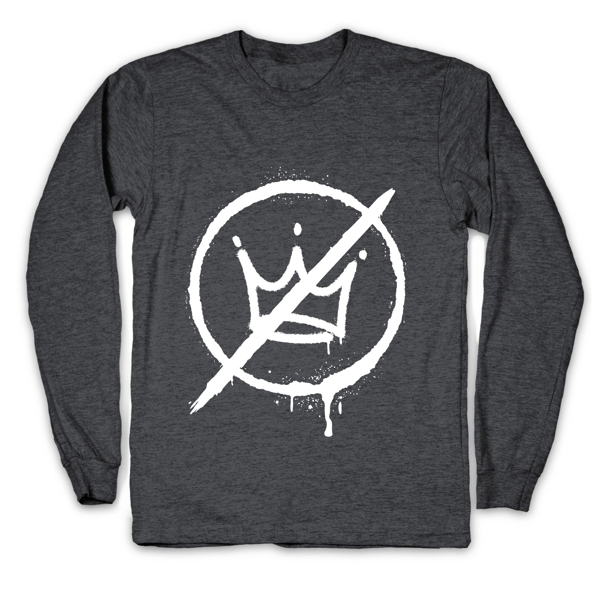 No Kings Crown Anti Trump Longsleeve Tee