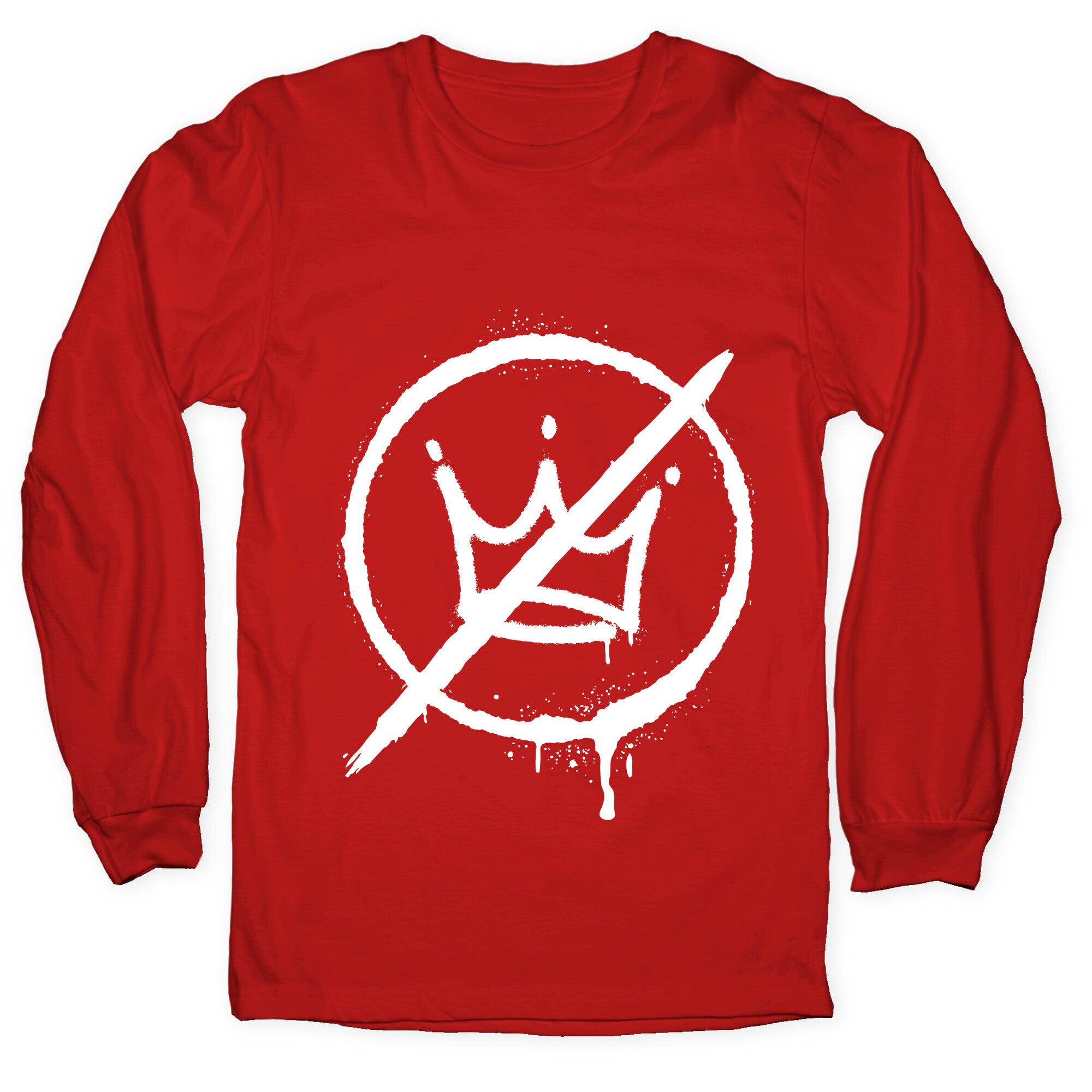 No Kings Crown Anti Trump Longsleeve Tee