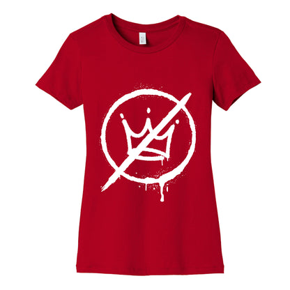 No Kings Crown Anti Trump Womens Cotton Tee
