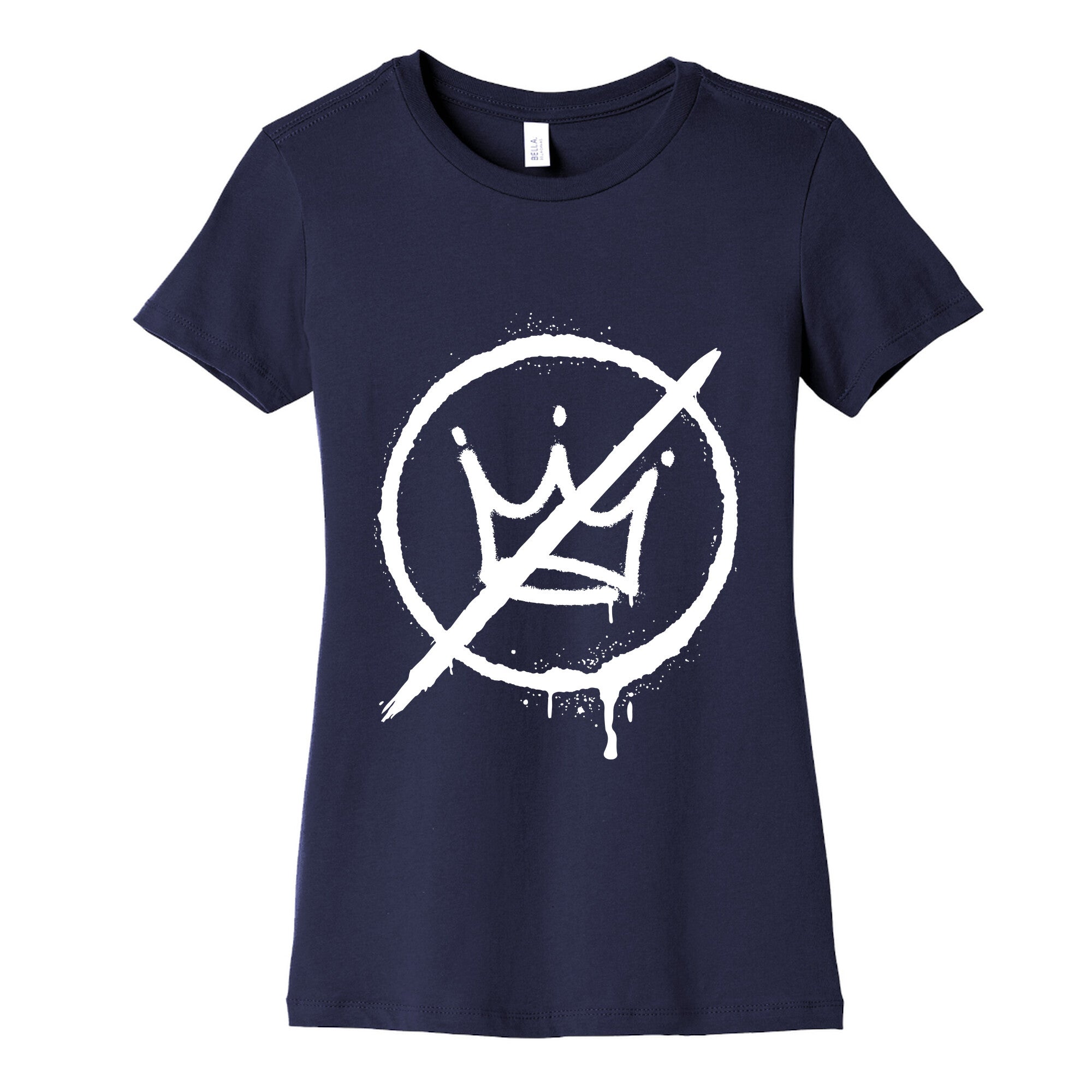 No Kings Crown Anti Trump Womens Cotton Tee