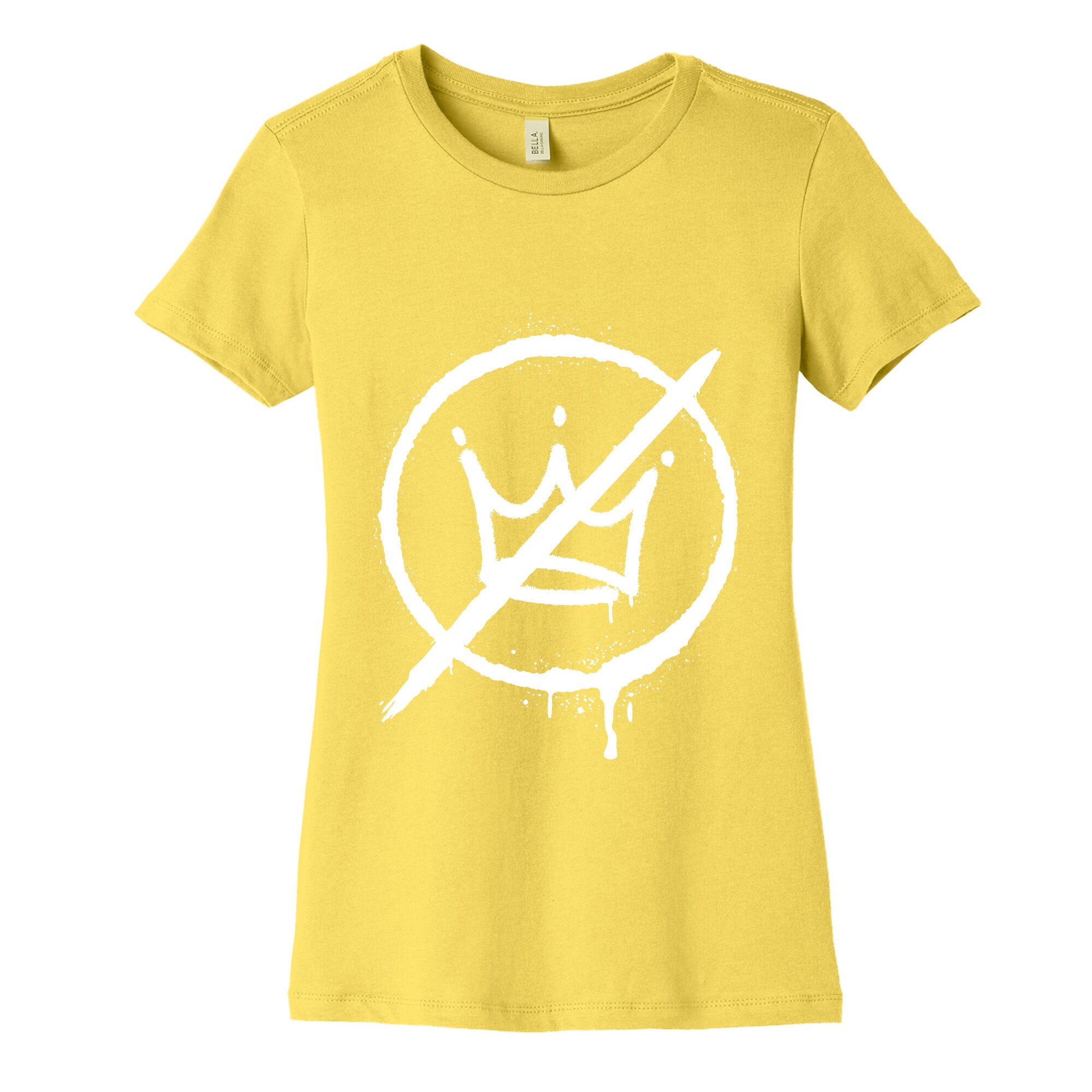 No Kings Crown Anti Trump Womens Cotton Tee