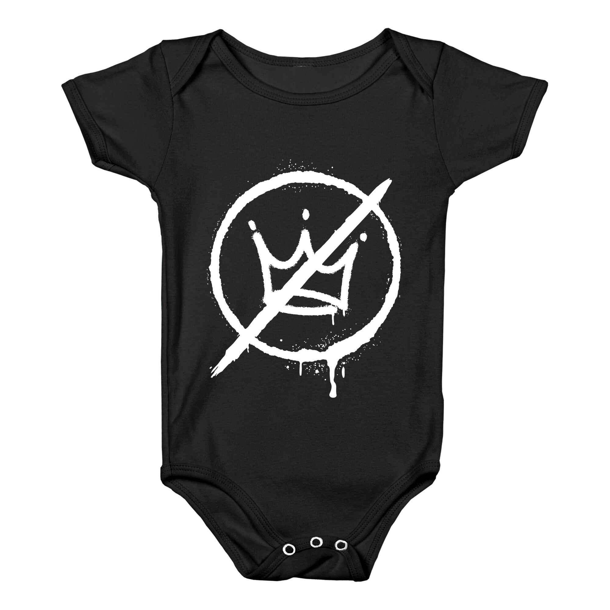 No Kings Crown Anti Trump Baby One-Piece