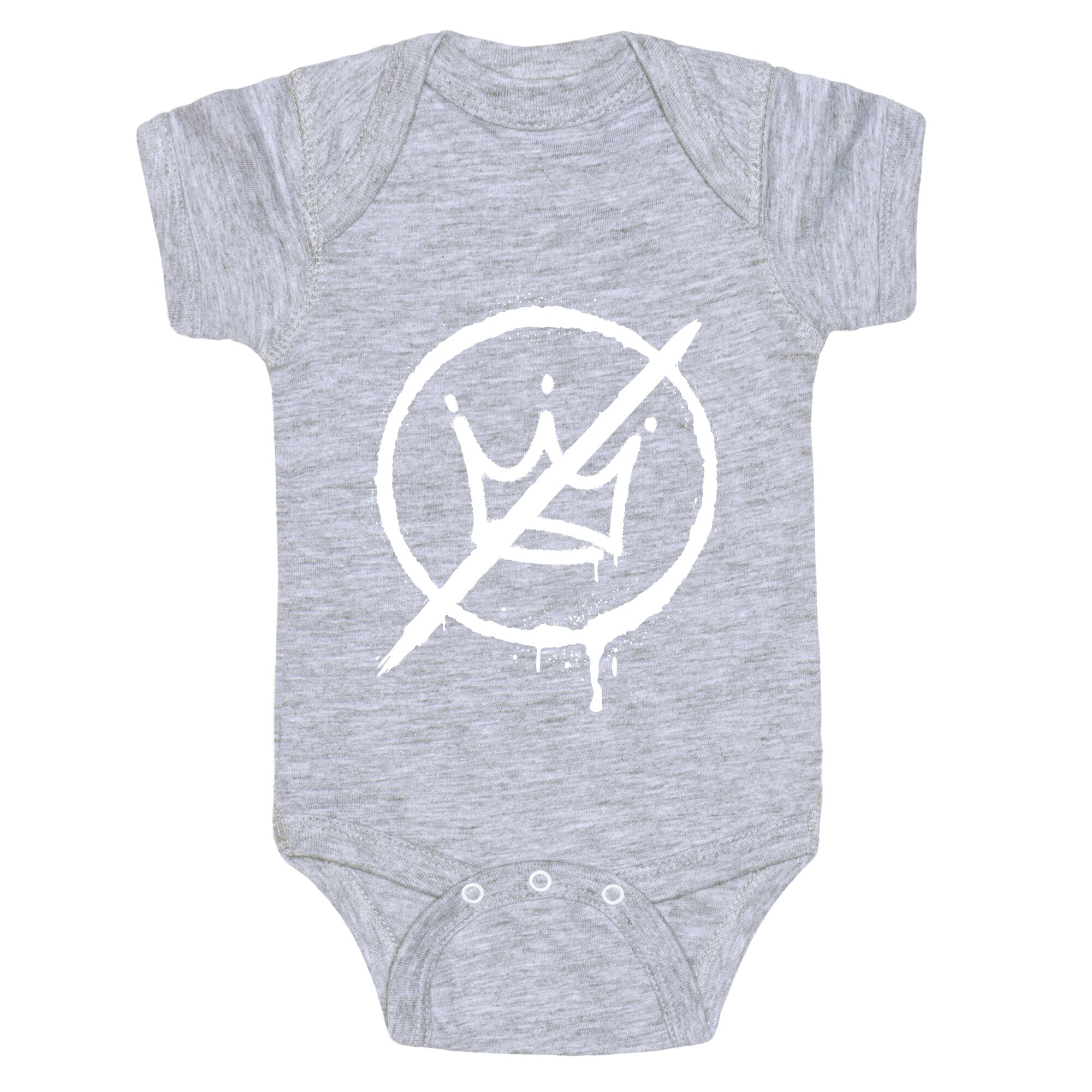 No Kings Crown Anti Trump Baby One-Piece