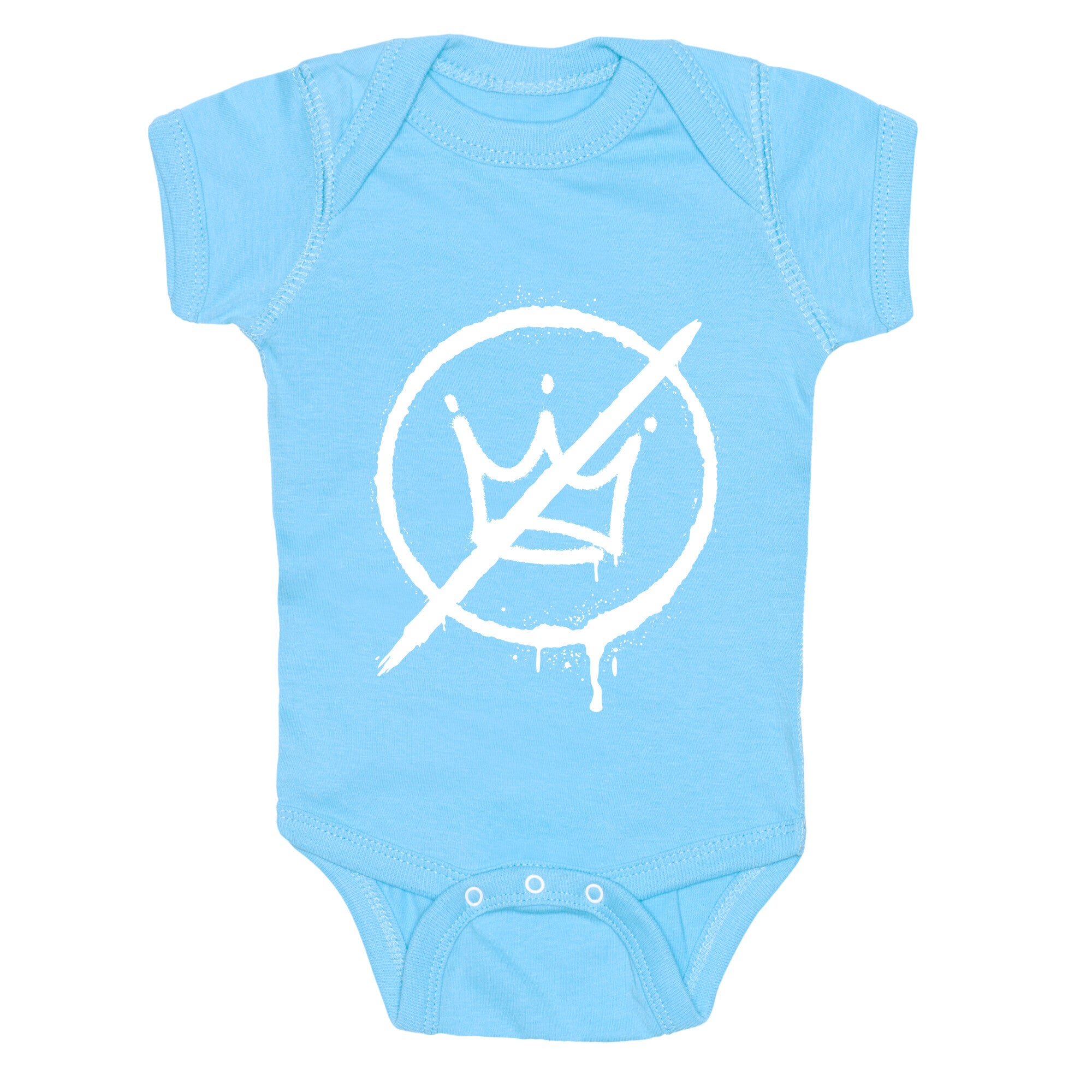No Kings Crown Anti Trump Baby One-Piece