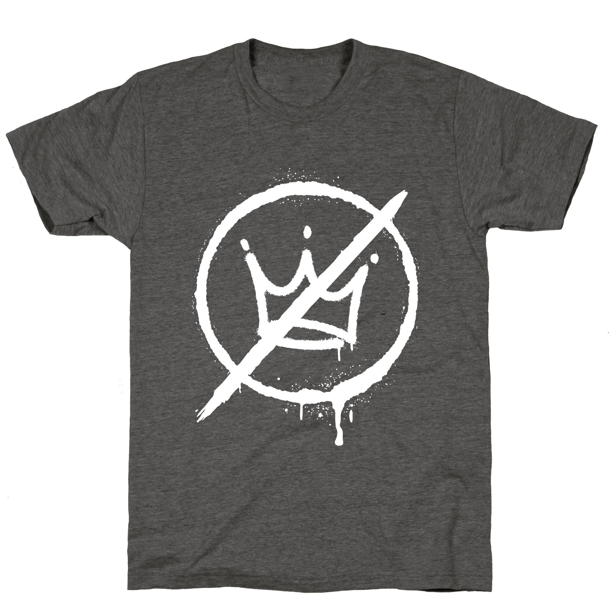 No Kings Crown Anti Trump Unisex Triblend Tee