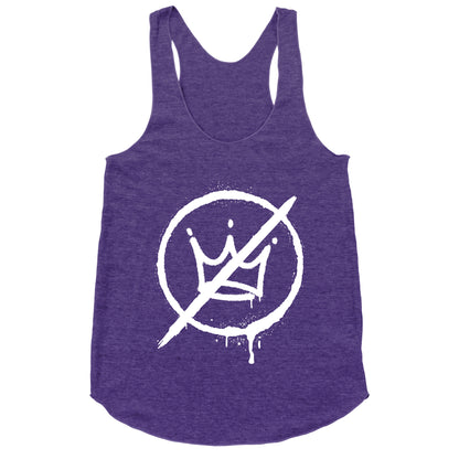 No Kings Crown Anti Trump Racerback Tank