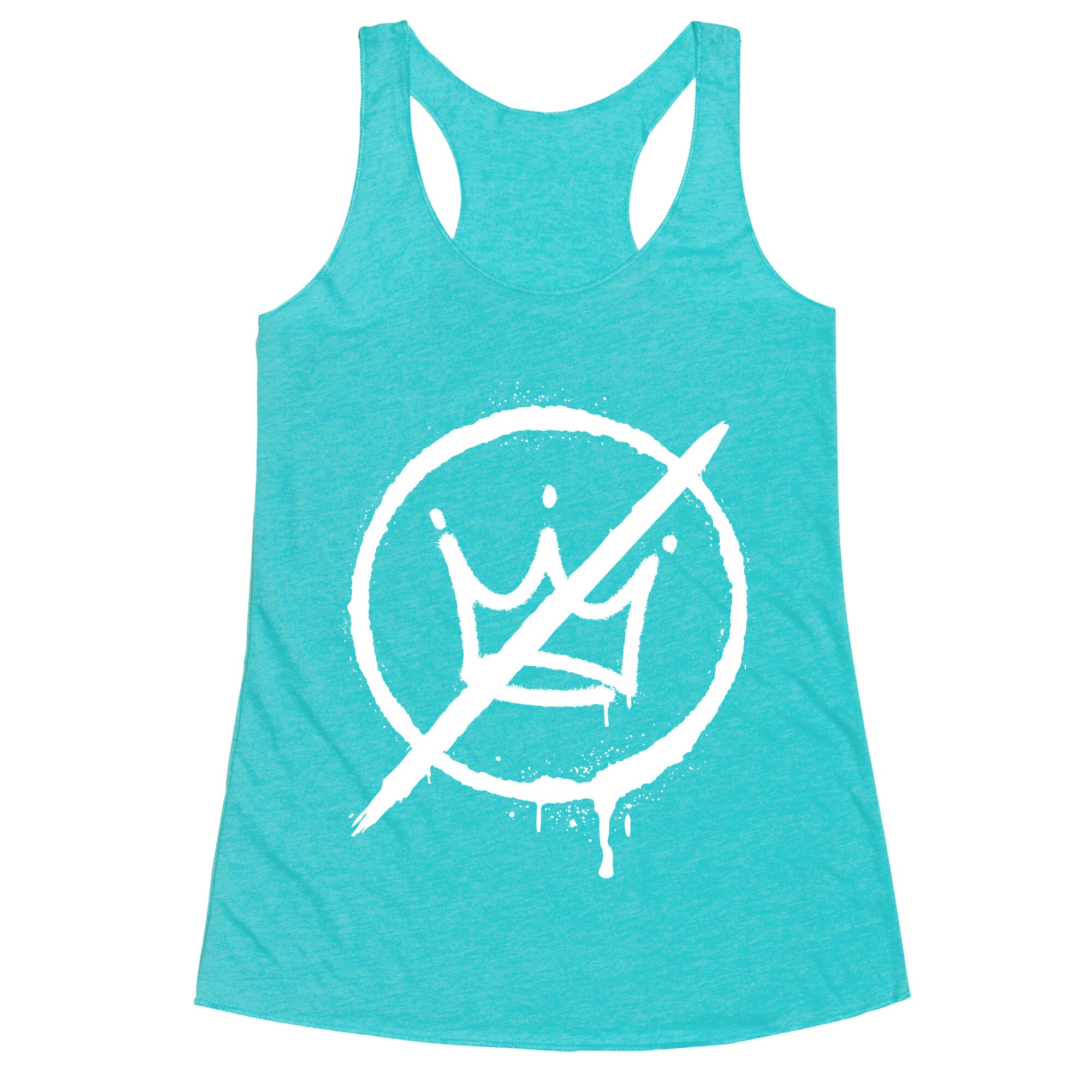 No Kings Crown Anti Trump Racerback Tank