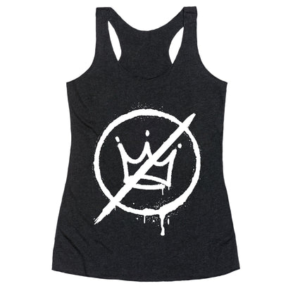 No Kings Crown Anti Trump Racerback Tank