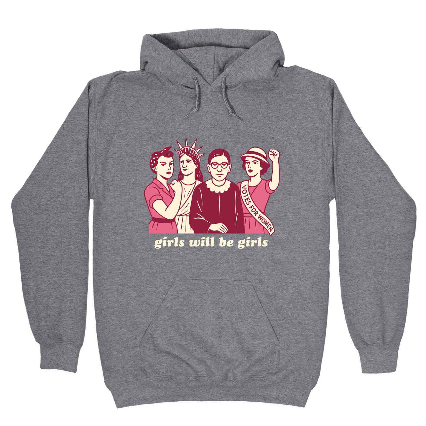 Girls Will Be Girls Fourth of July Hoodie