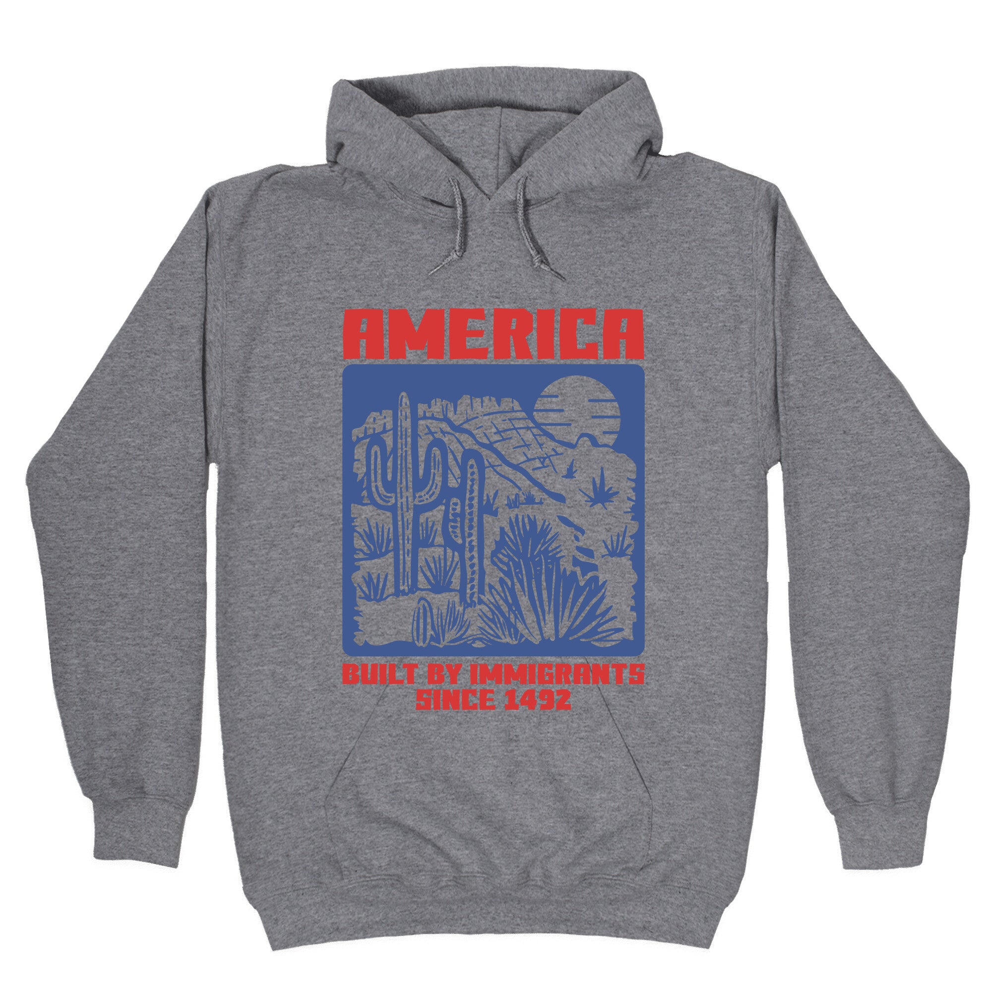 America Built By Immigrants July 4th Hoodie