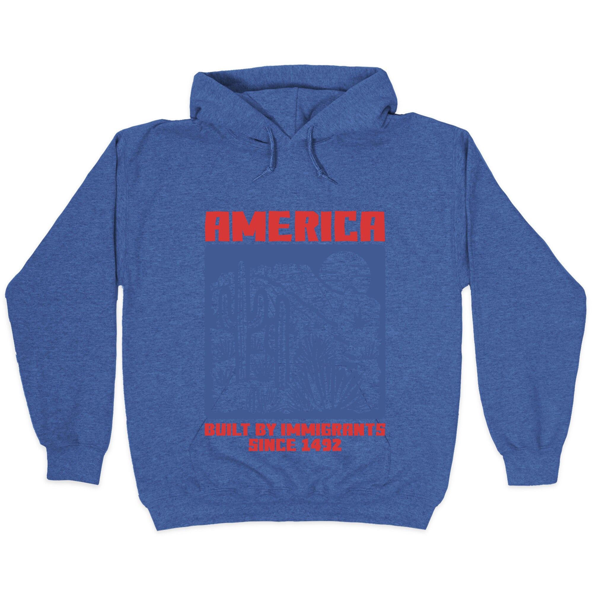 America Built By Immigrants July 4th Hoodie