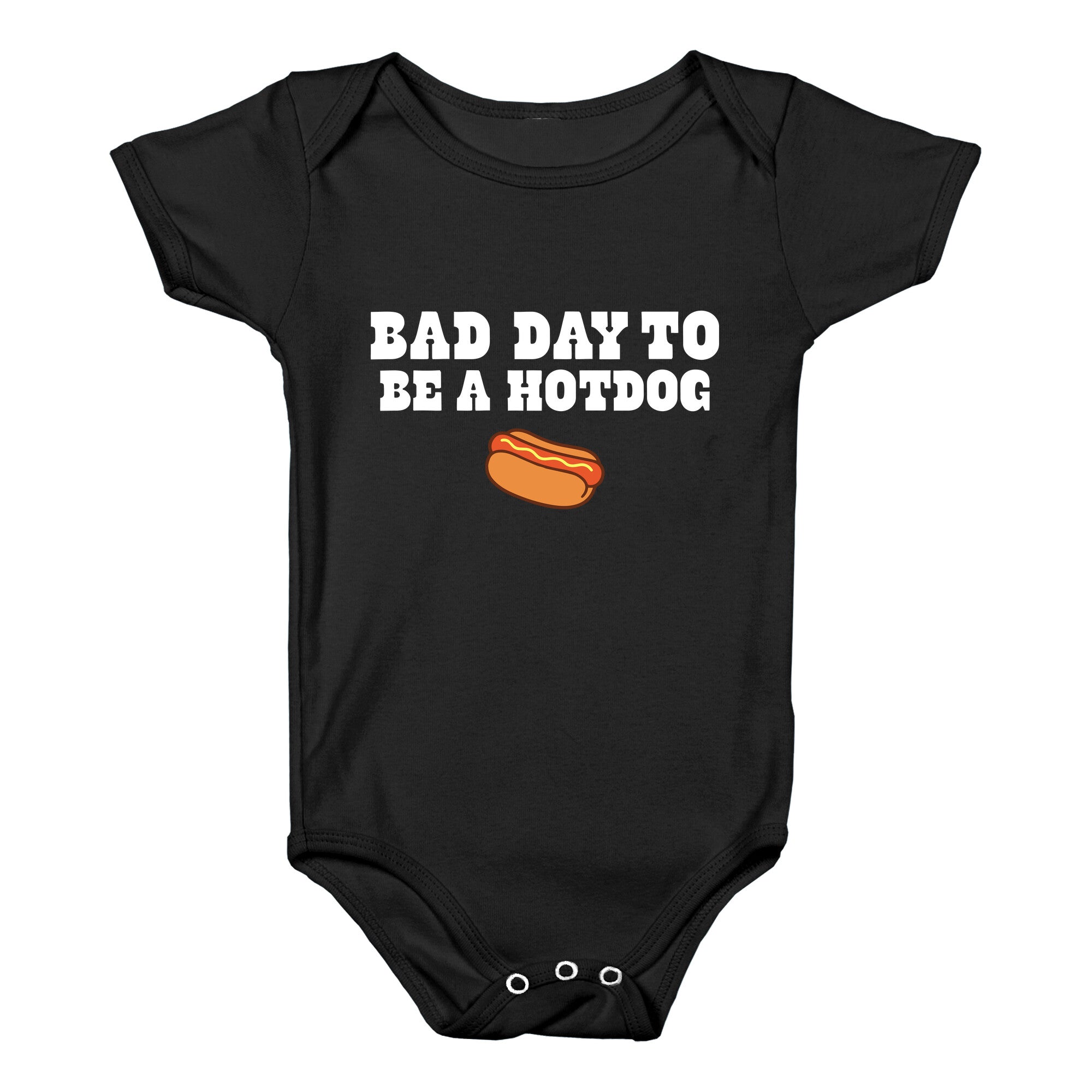 Bad Day to Be a Hot Dog Baby One-Piece