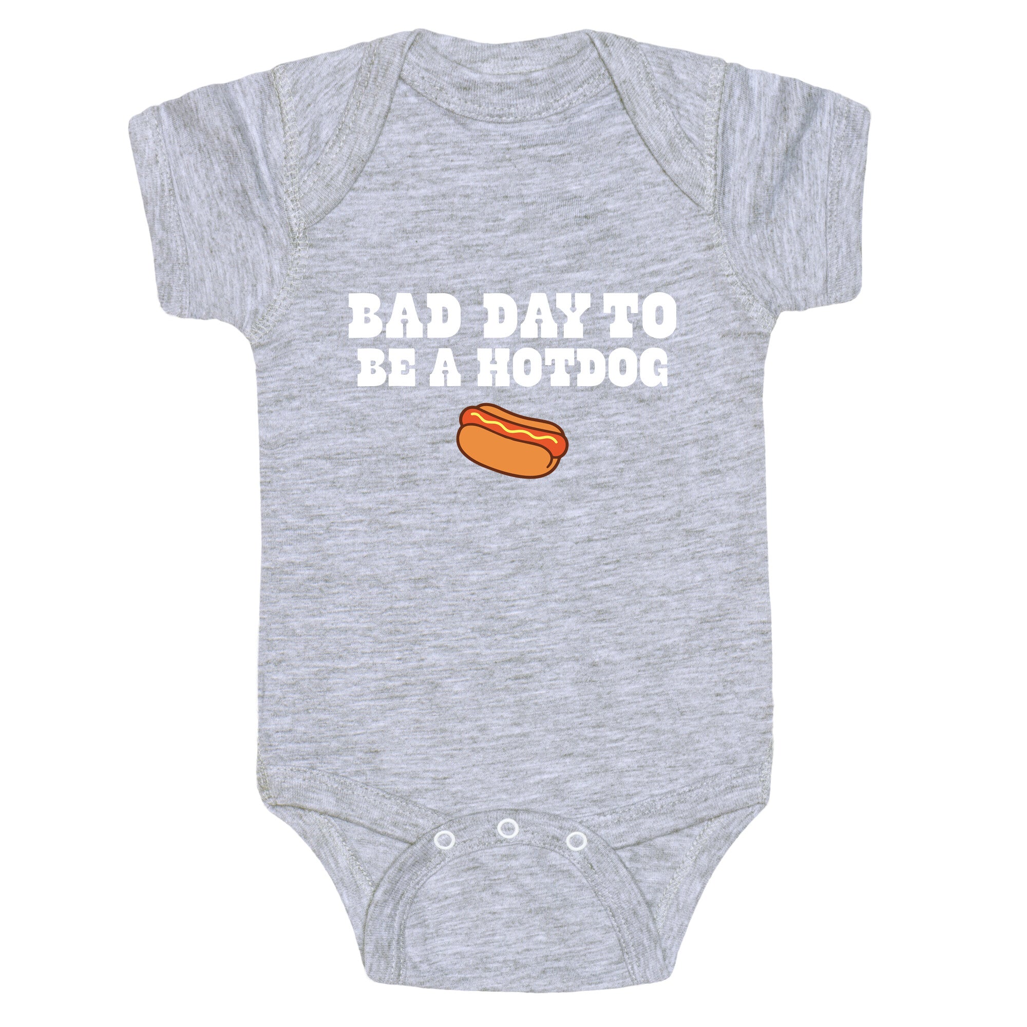 Bad Day to Be a Hot Dog Baby One-Piece