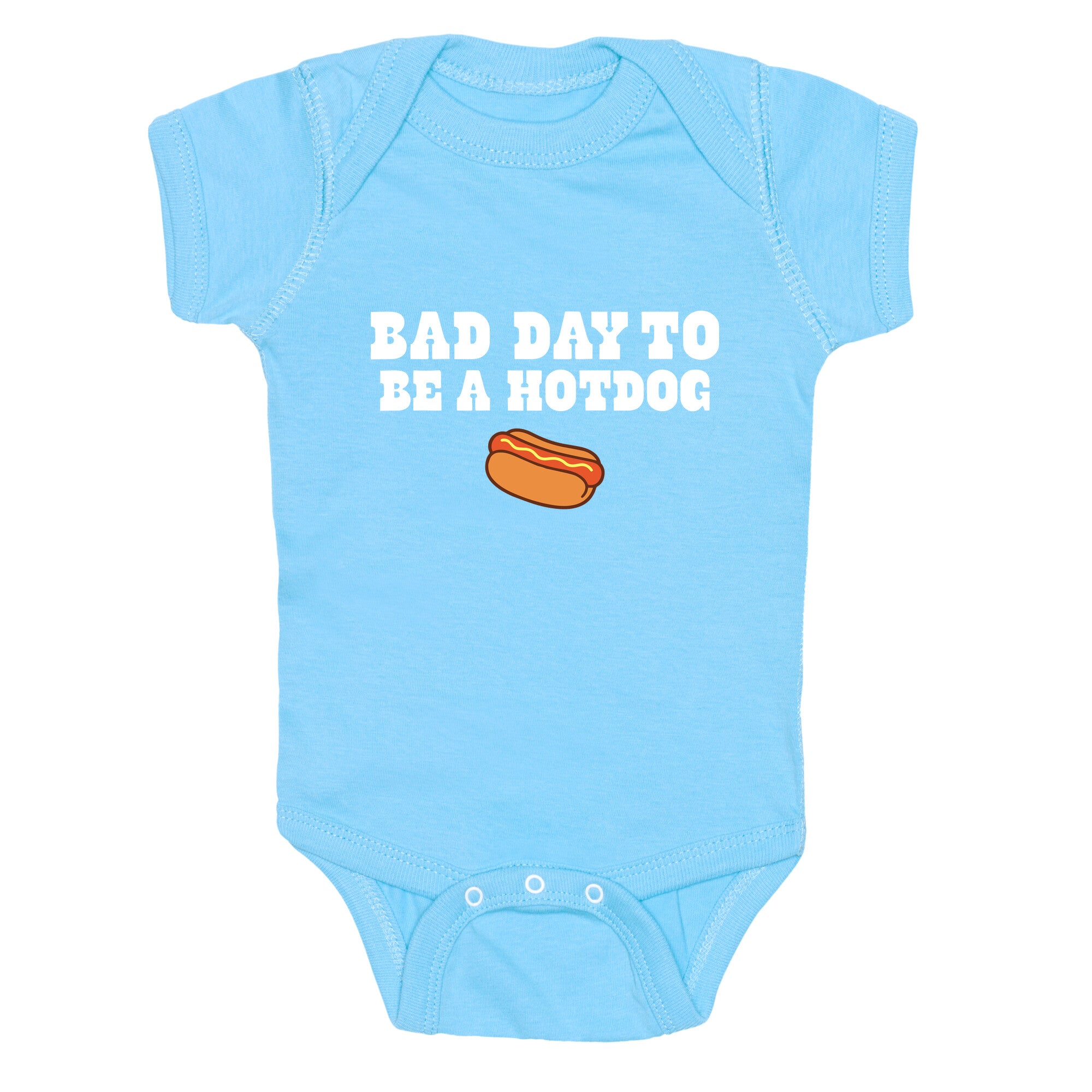 Bad Day to Be a Hot Dog Baby One-Piece