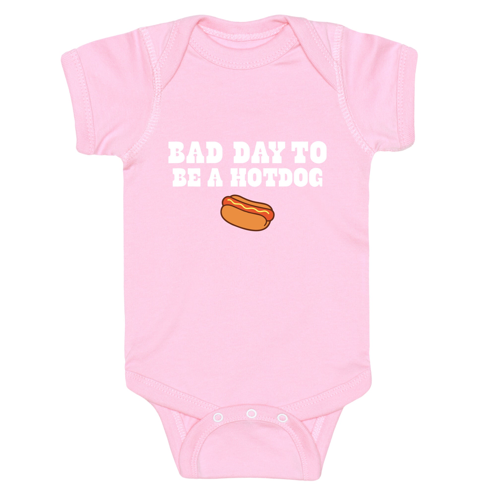 Bad Day to Be a Hot Dog Baby One-Piece