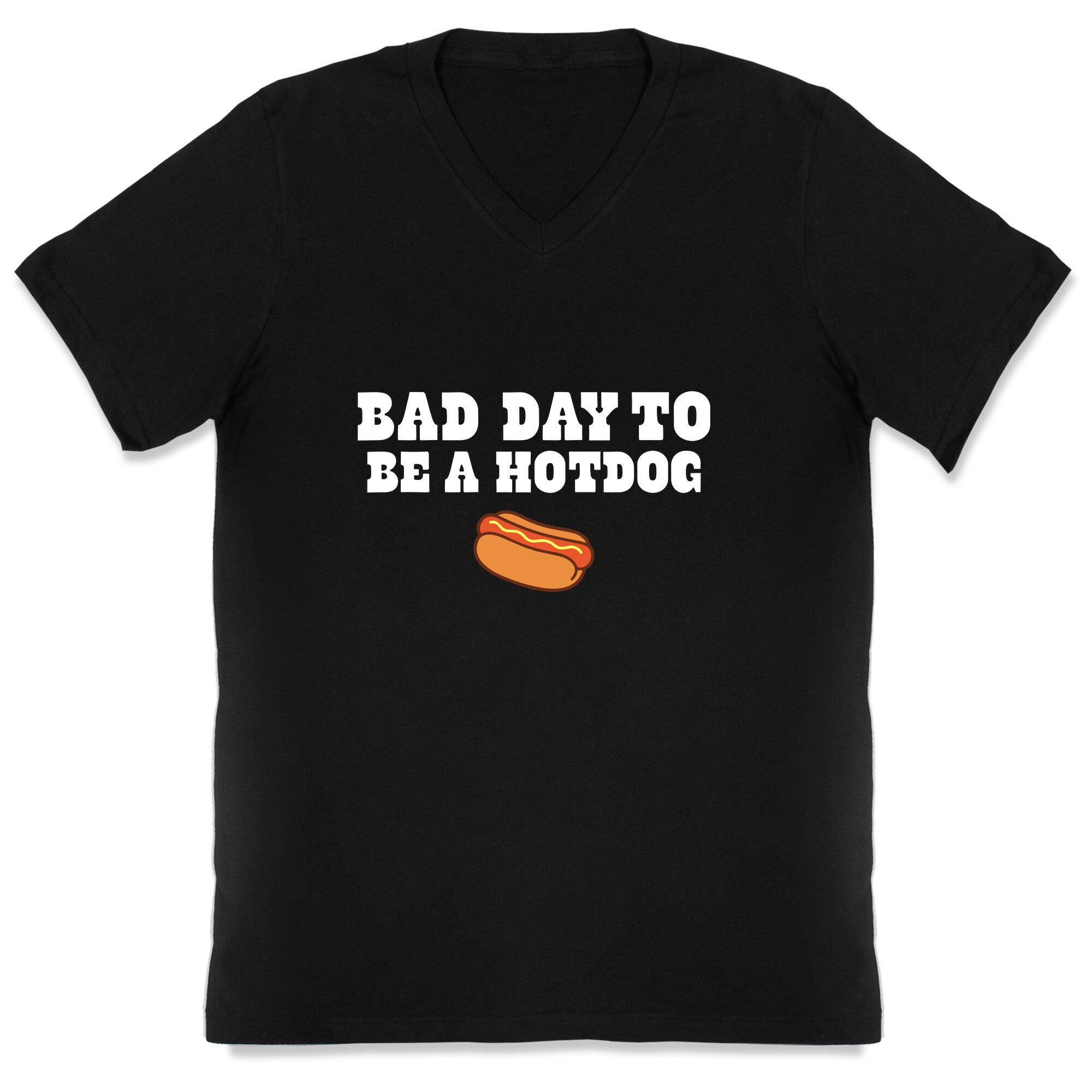 Bad Day to Be a Hot Dog V-Neck