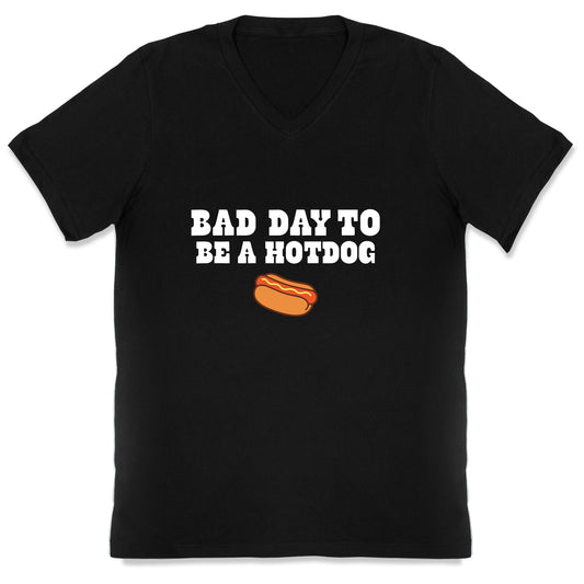 Bad Day to Be a Hot Dog V-Neck