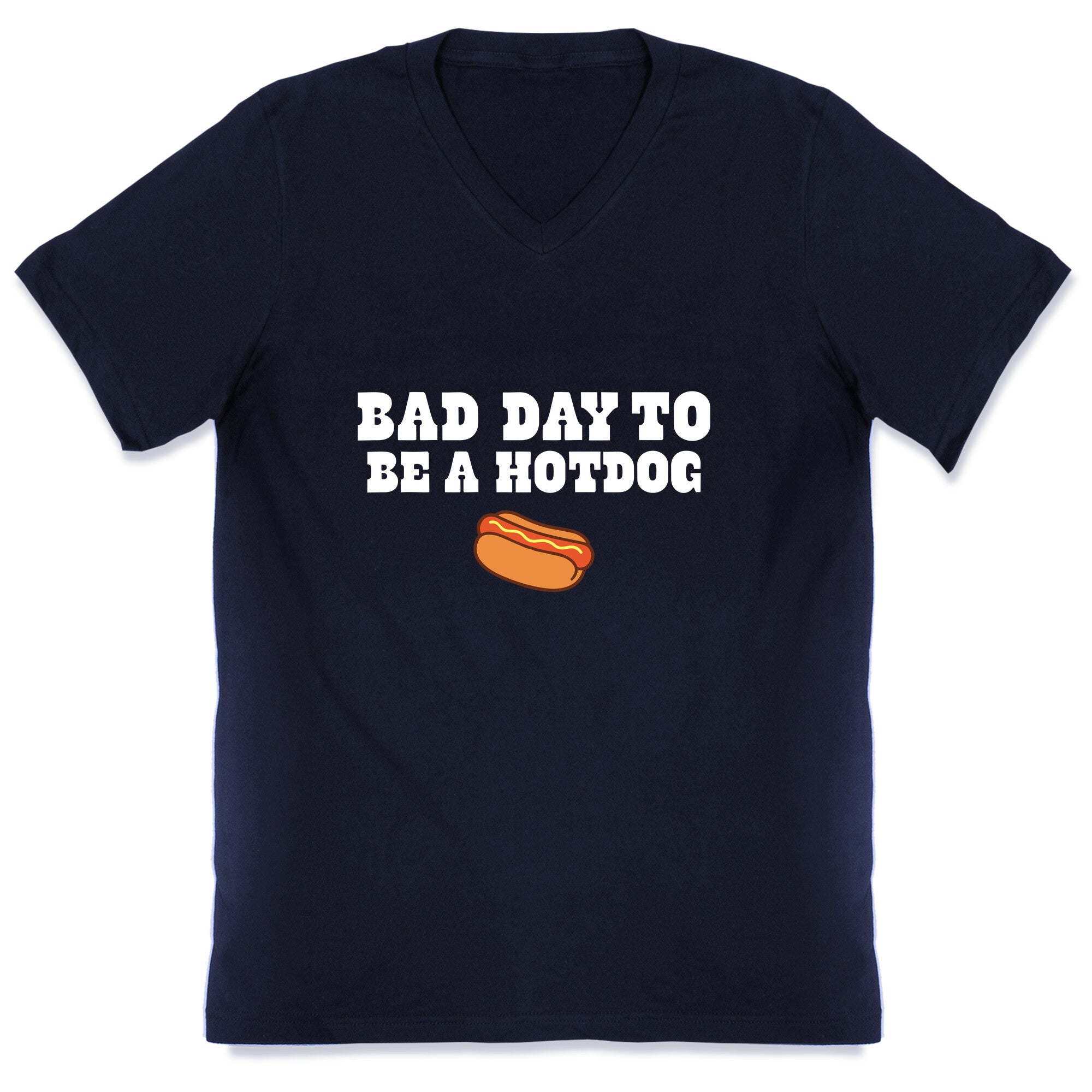 Bad Day to Be a Hot Dog V-Neck
