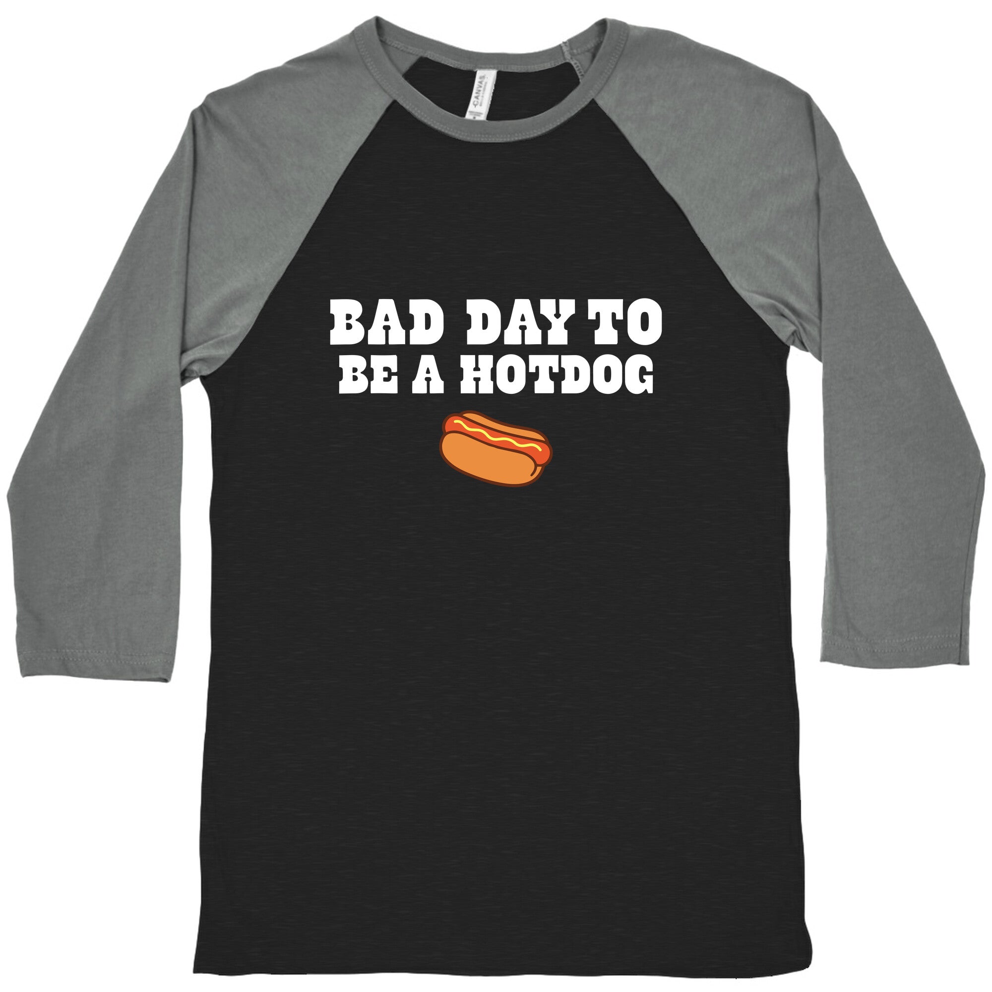 Bad Day to Be a Hot Dog Baseball Tee