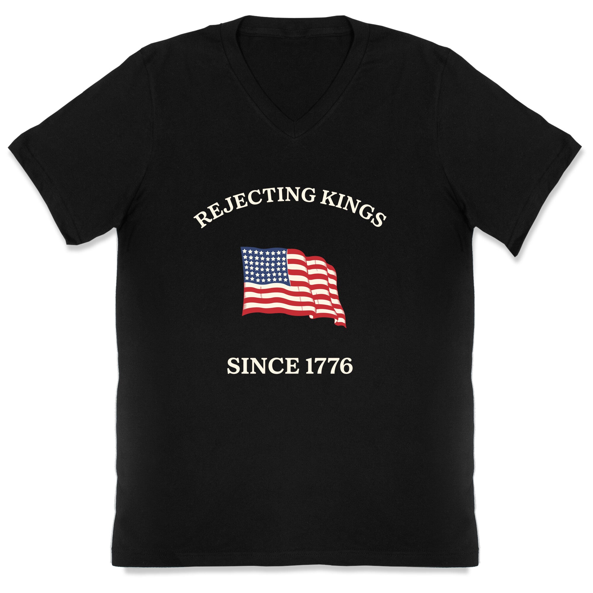 Rejecting Kings Since 1776 V-Neck