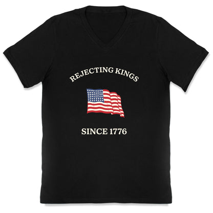 Rejecting Kings Since 1776 V-Neck