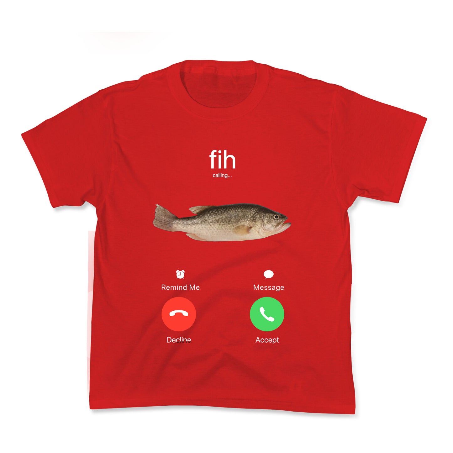 Fih Calling Me Kids Tee