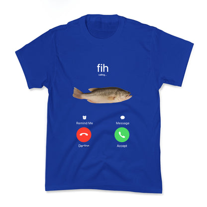 Fih Calling Me Kids Tee