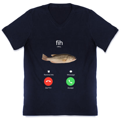 Fih Calling Me V-Neck