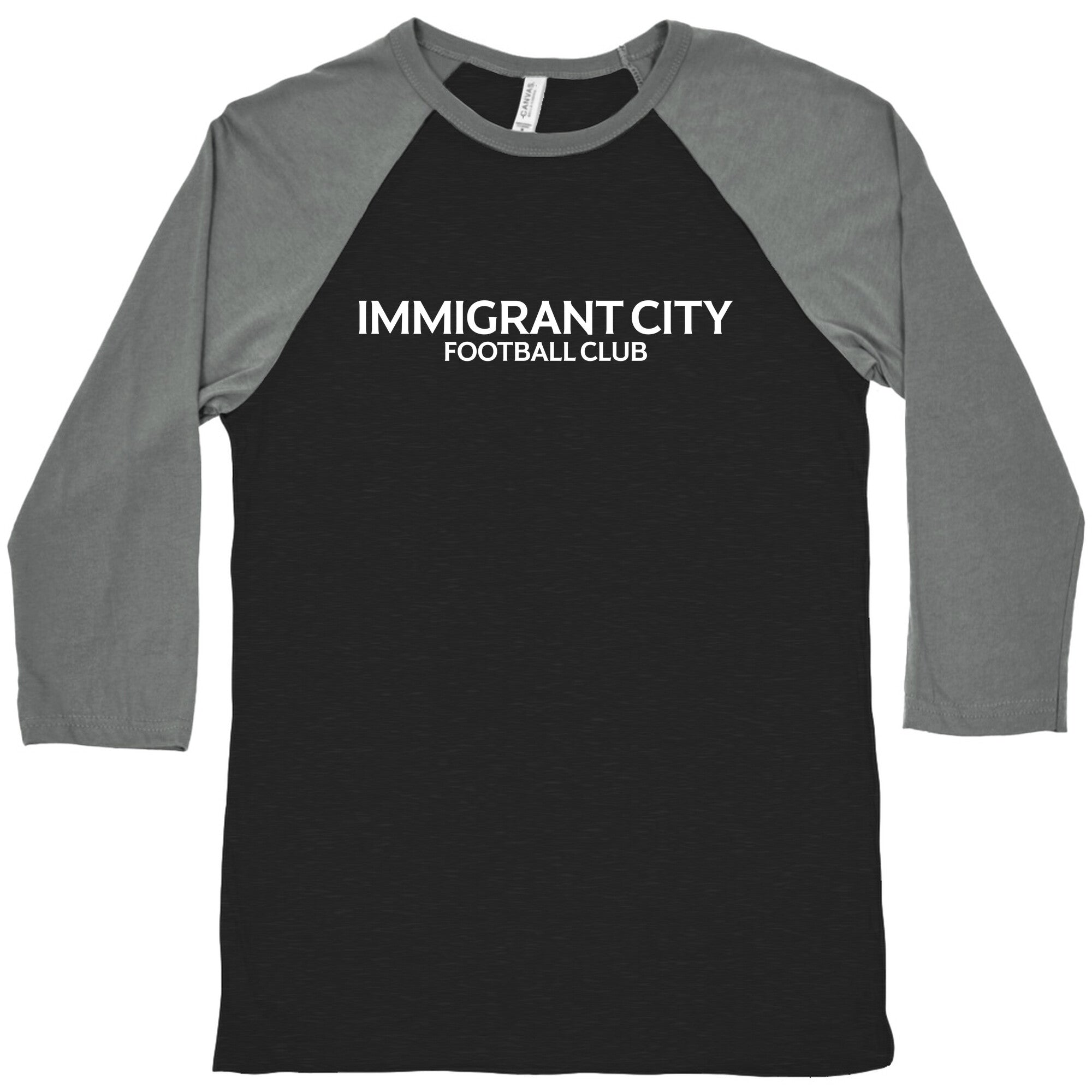 Immigrant City Football Club Baseball Tee