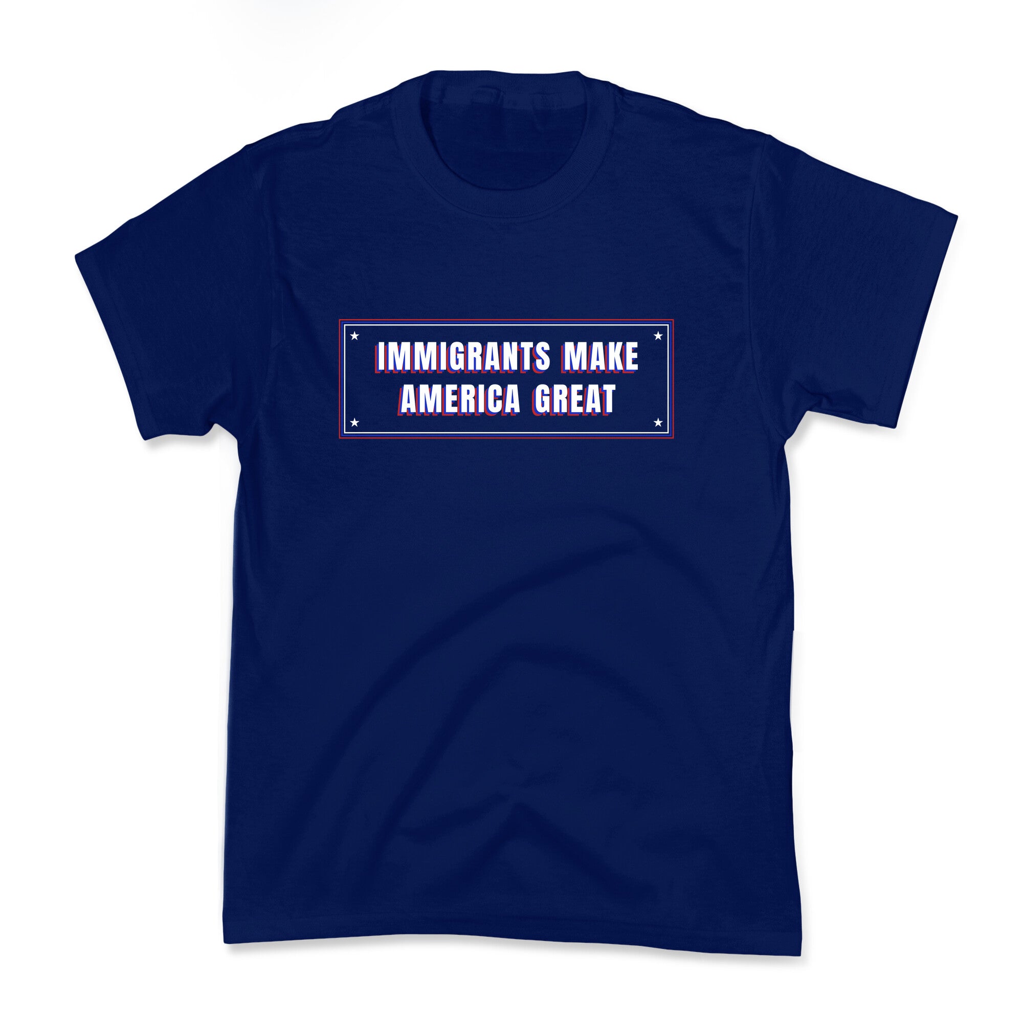 Immigrants Make America Great Anti Trump Kids Tee