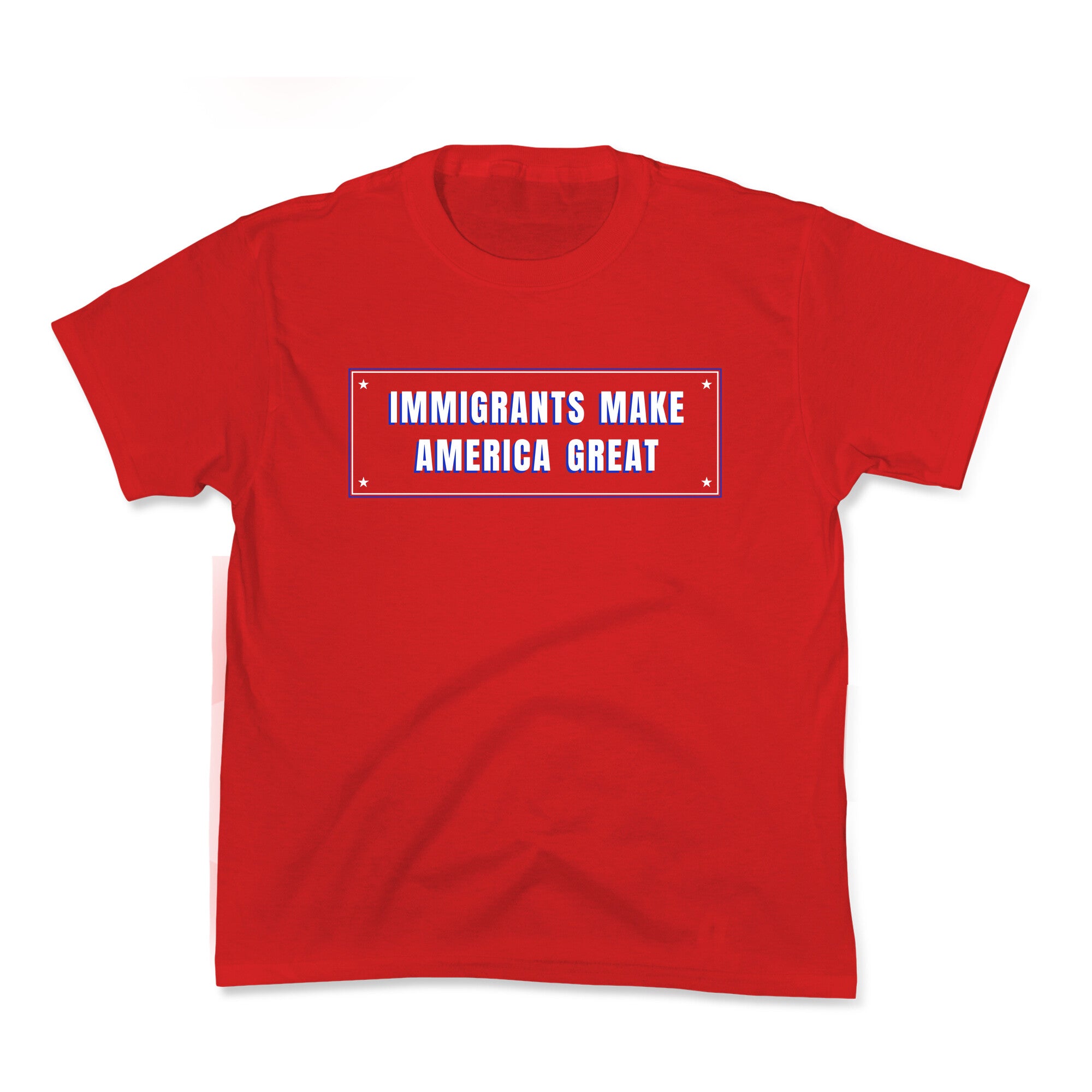 Immigrants Make America Great Anti Trump Kids Tee